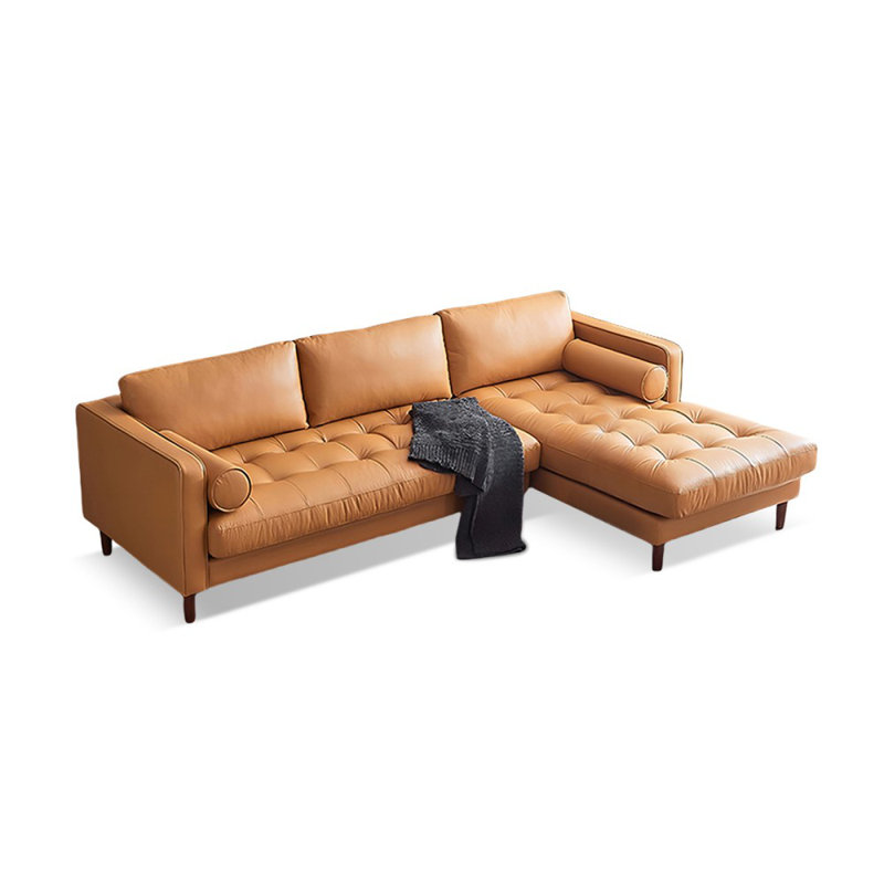 Canapé modulaire 2 pièces rembourré, H 26,77 po x l 102,36 po x P 66,93 po, Orienté à droite