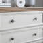 Commode moderne à 5 tiroirs, commode à tiroirs et rangement pour vêtements, armoire de rangement pour le salon, rangement pour commode de ferme BEIGE