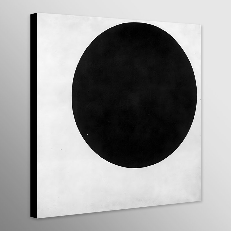 Black Circle by Kazimir Malevich - Wrapped Canvas Art Prints, 30cm H x 30cm W
