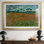 Champ avec coquelicots-Vincent van Gogh-Reproduction encadrée avec passe-partout et verre-1889
