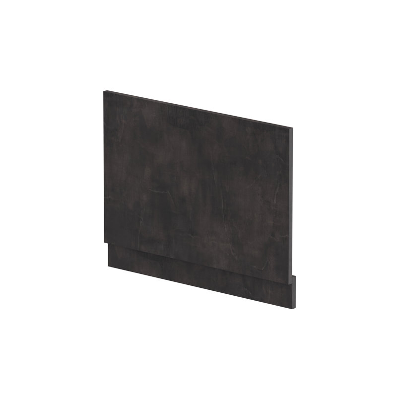 750Mm Bath End Panel & Plinth, Metallic Slate