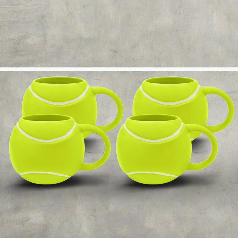 Tasse à balles de golf Godinger, Vert/blanc