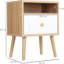 40cm W Manufactured Wood Bedside Table