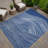Machine Washable Indoor/Outdoor Bourkelands ACN2350 Stripes Rug-2131164640