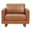 Fauteuil en cuir véritable Burgohy-125754402