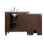 Davian Single Bathroom Vanity with Marble Top-33584383