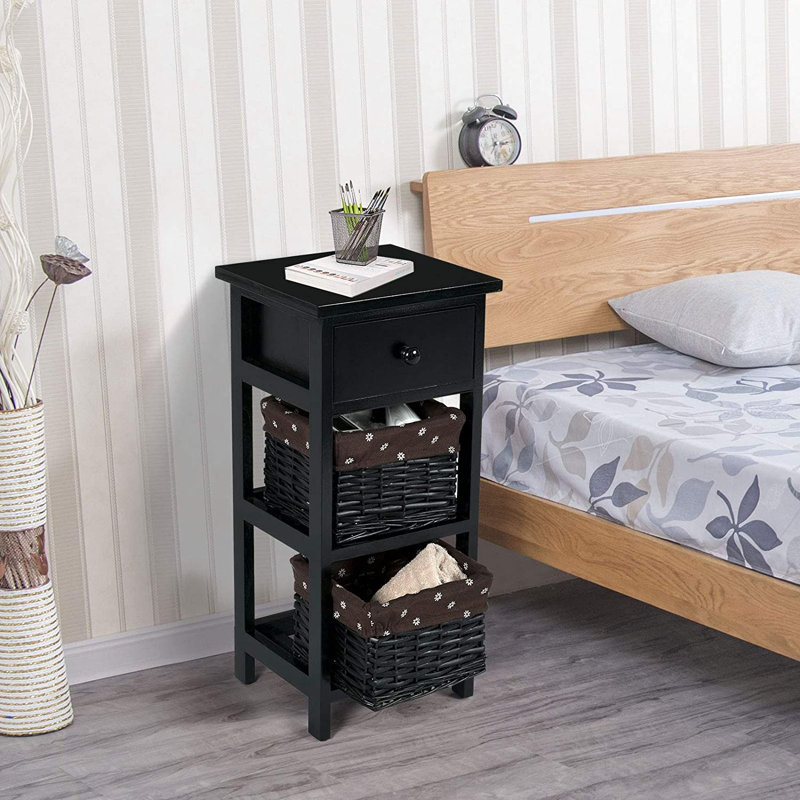 Charlottesville End Table, Black, 1
