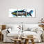 Ensemble de 3 poissons sur toile Tarpon-2061114601
