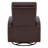 Corvin Genuine Leather Swivel Power Recliner-1570219393