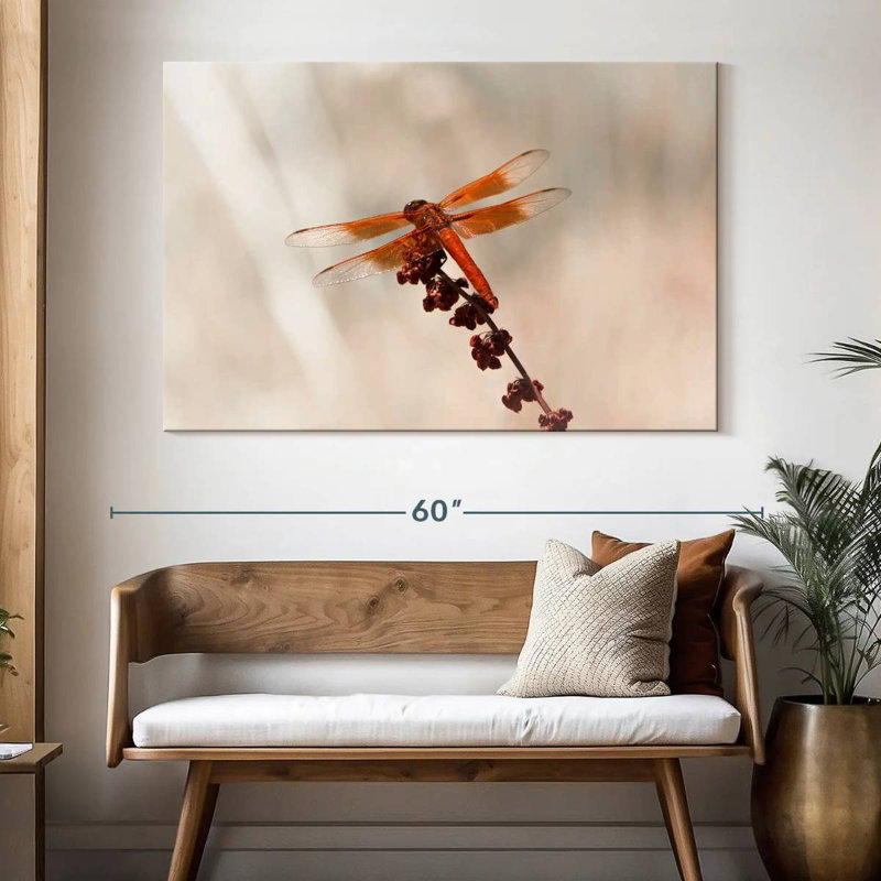 Chlorogomphus Dragonfly, 34" H x 51" W