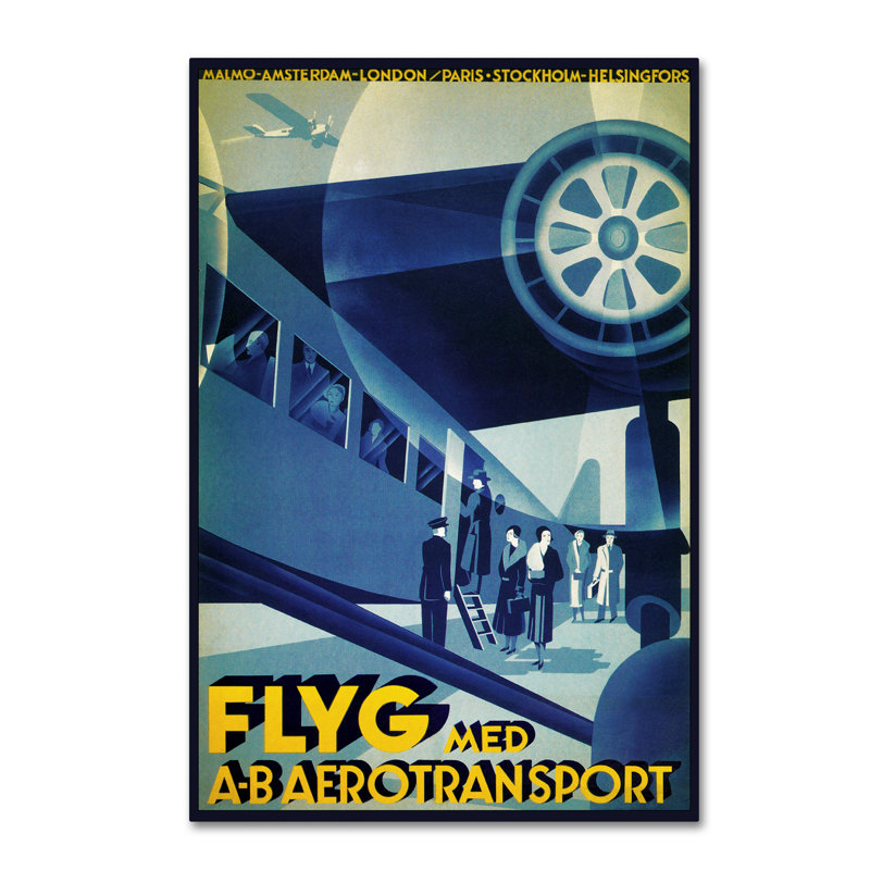 « travel 288 », publicité sur toile tendue, H 47 po x l 30 po