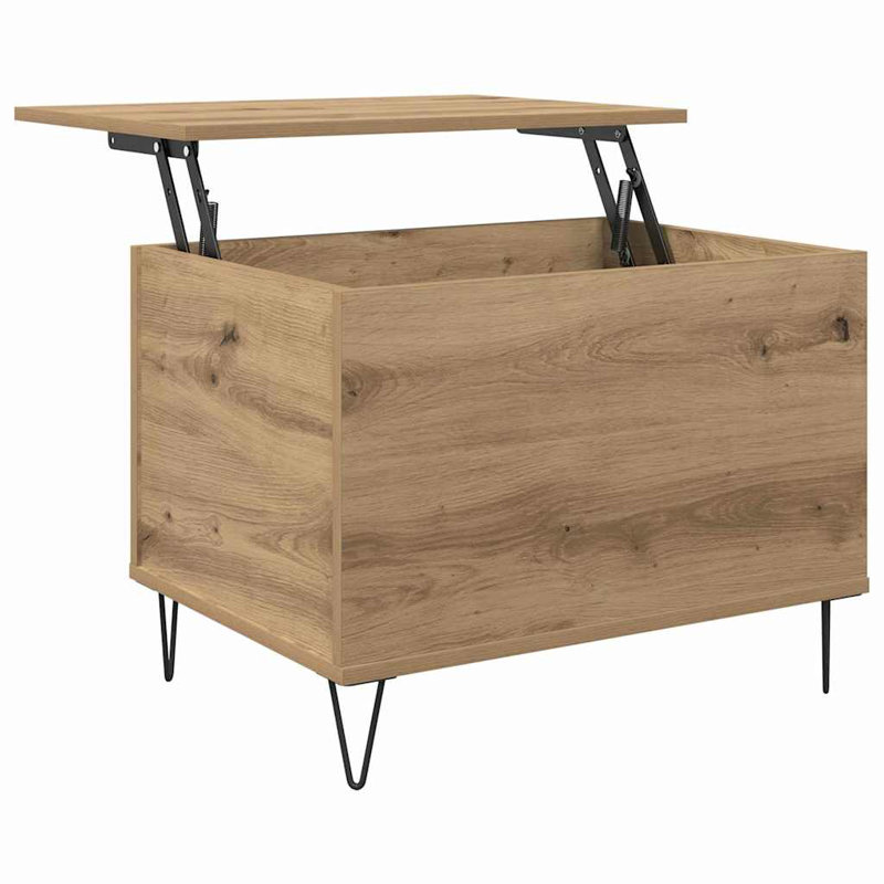 Lift Top Coffee Table with Storage, Artisan Oak