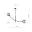Rockmart 2 - Light Sputnik Chandelier-244570685