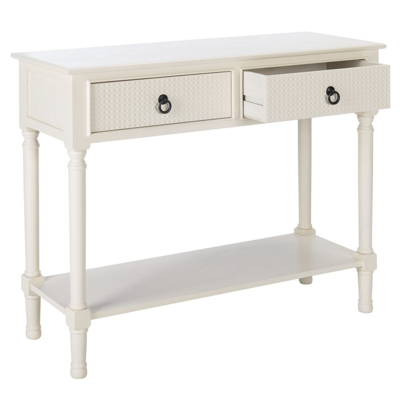 Console 35,5 po, Blanc
