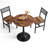 3-Piece Round Dining Table Set, Industrial Style Small Kitchen Table And Chairs For 2-1996500205