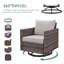 Chaise de patio avec coussins Nazime Ekon-392684567