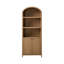 Bibliothèque Francisco H 76 "à finition bois avec tablettes réglables et armoires-1962935606