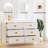 6-Drawer Baby Nursery Dresser with Changing Table Top and Anti-Tip Kit-253727360