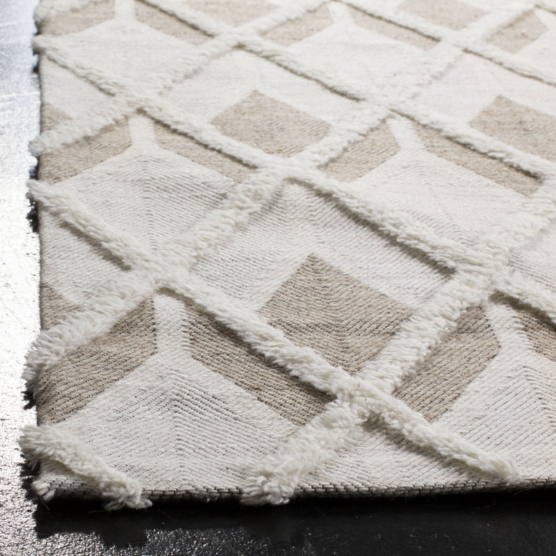 Chanelle Hand Loomed Performance Geometric Rug, Rectangle 6' x 9'