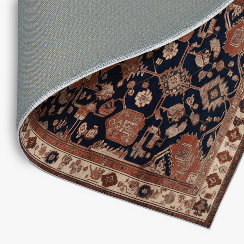 Tapis turc intérieur et extérieur brun, Rectangulaire 2 pi x 3 pi