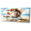 Lapin sur la plage relaxant - art mural animaux côtiers-1442170260-1537710214