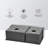 33'' L Undermount Double Bowl Stainless Steel Kitchen Sink
