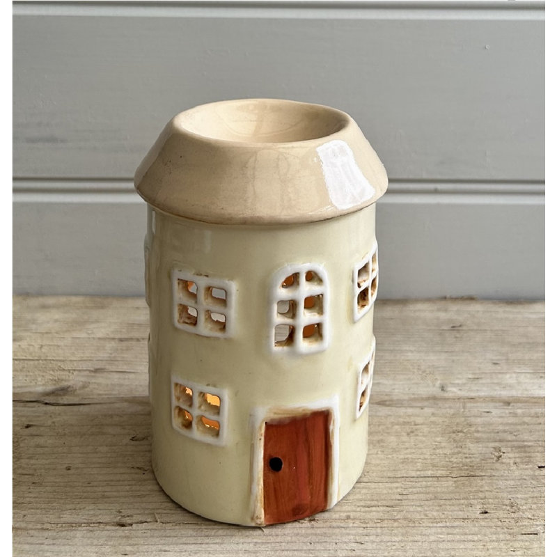 Ceramic Tabletop Wax Warmer, Cream