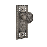 Craftsman Plate with Craftsman Door Knob