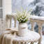 Vase à fleurs en métal galvanisé - décor de ferme rustique pour la cuisine, la salle de bain ou le centre de table de mariage, conception de boîte de lait rétro