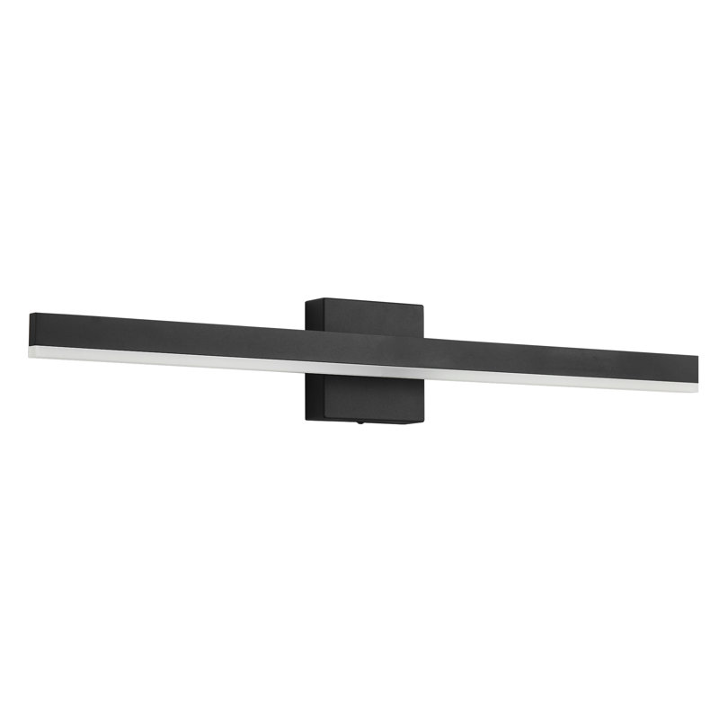31.5" Black LED Wall Sconce - Dimmable & Easy To Install, Ideal For Modern Home Decor, 4.72" H x 31.5" W x 3.17" D