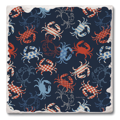 Sous-verre à carreaux crépacé Crustaceous Créez votre propre collection