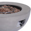 Leanna 4 - Person Outdoor Seating Group with Round Pire Pit Table