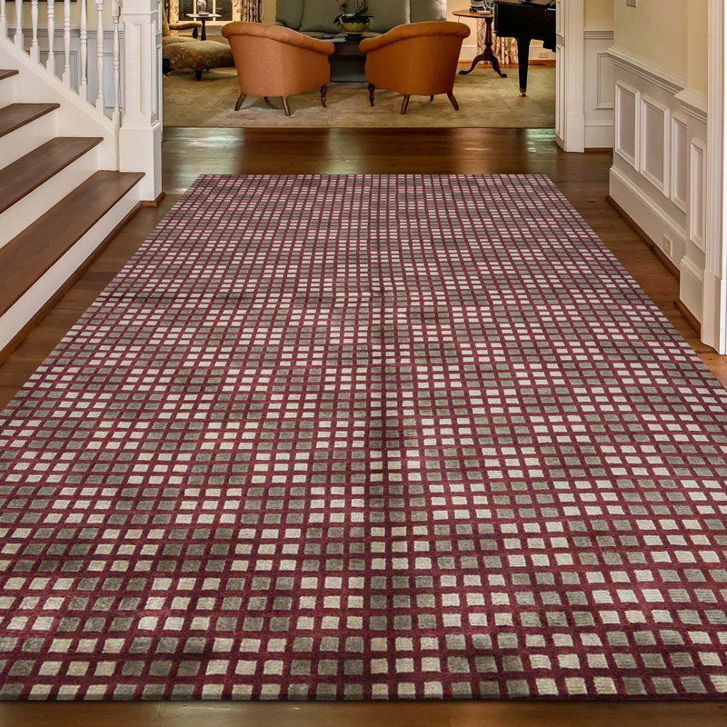 Wool Geometric Area Rug