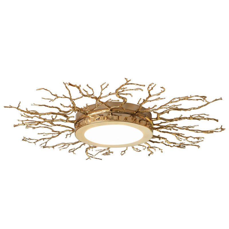 Twig Ceiling Fixture, Brass