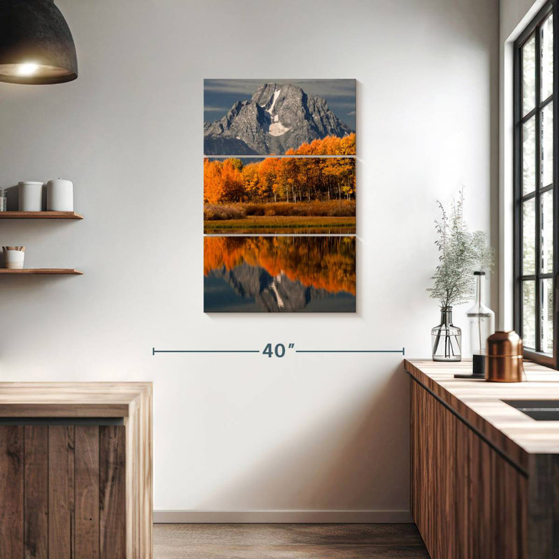 Alvord Grand Teton, reflets d'automne, H 38 po x l 24 po