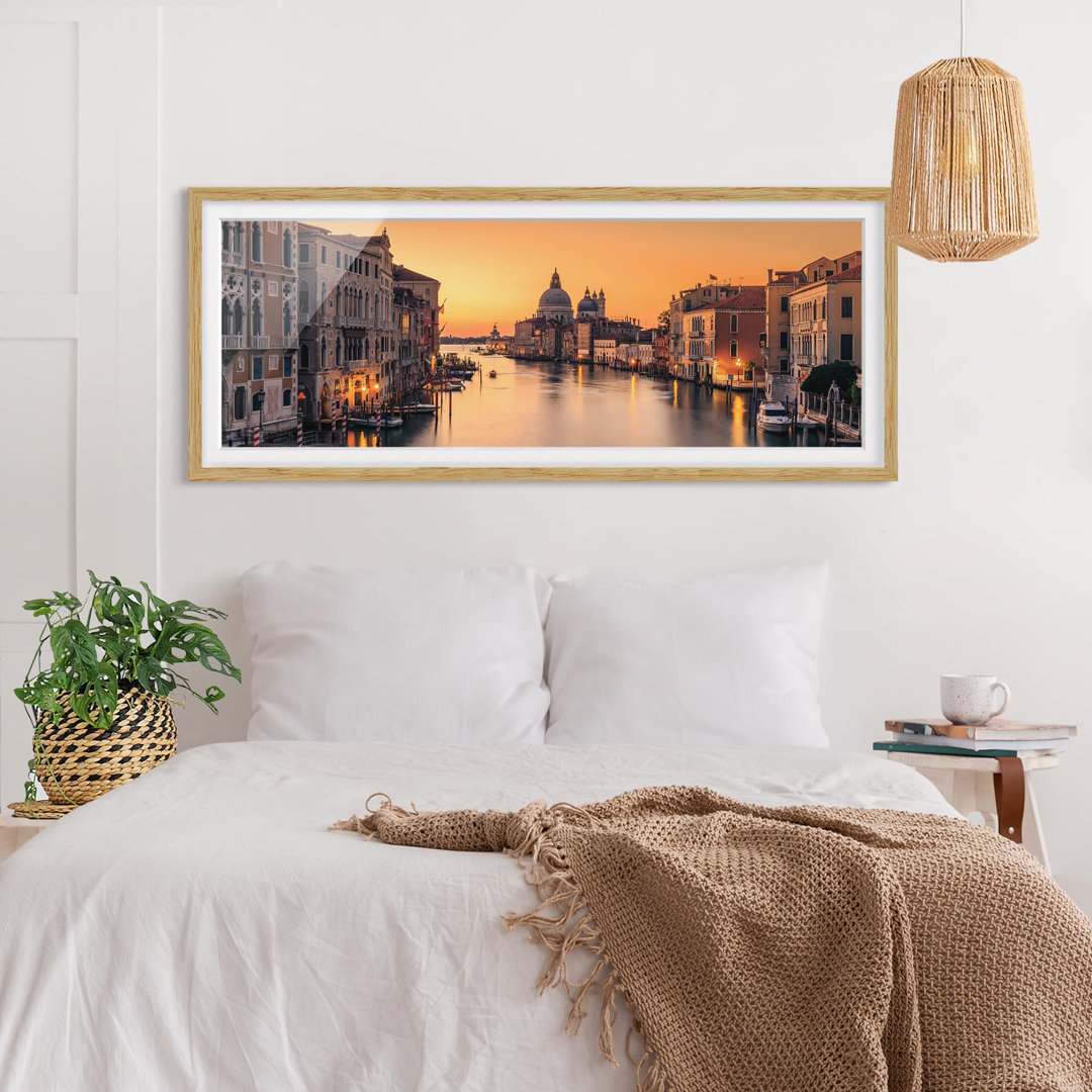 Gerahmtes Poster Golden Venice