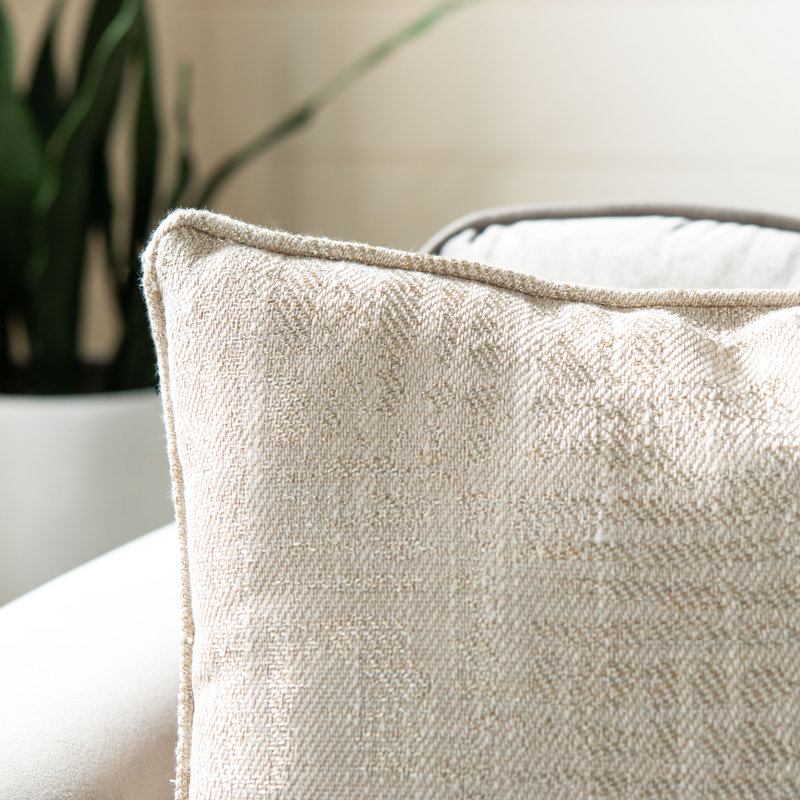Okeefe Cotton Reversible Throw Pillow