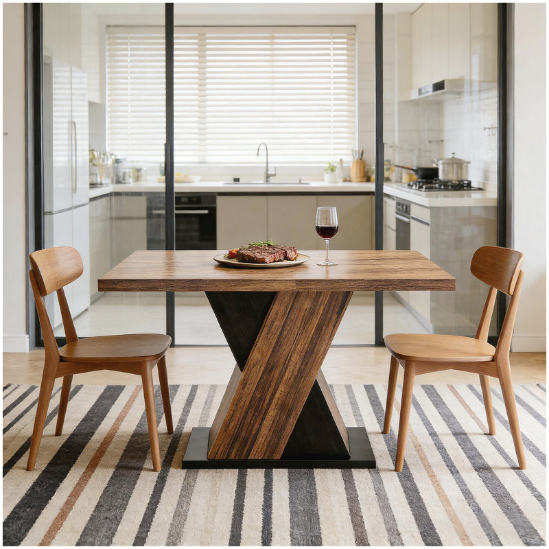 Chic Kitchen Table,Dining Table,X Shaped Design Greeting Table