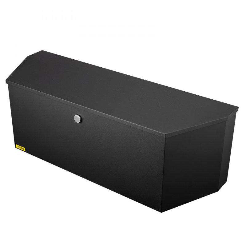 Trailer Tongue Box, Carbon Steel Tongue Box Tool Chest, Heavy Duty Trailer Box Storage with Lock and Keys, Utility Trailer Tongue Tool Box