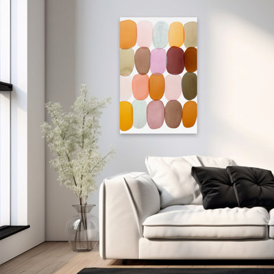 Chat bronzant - motifs abstraits, art minimaliste contemporain