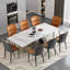 63'' to 94.5” Extendable Dining Table For 8-10 with Sintered Stone Tabletop and Metal Base-1513149535-1530067928