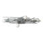 Brindille Steel Armed Sconce-1525176966