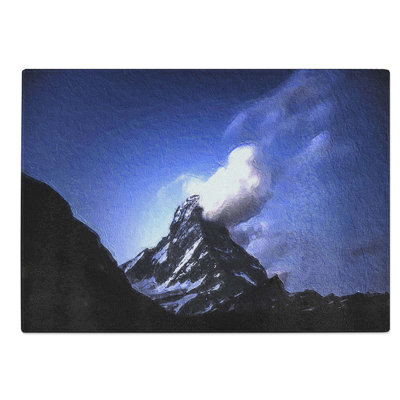 Glass Matterhorn Mountain in Switzerland Chopping Board