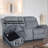 Arthur Motion Loveseat & Console w/USB Port-1736878537