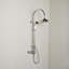 Système de douche thermostatique exposé au mur 36 po avec douche à main 1,75 gallons par minute et poignées levier / croix-99212377