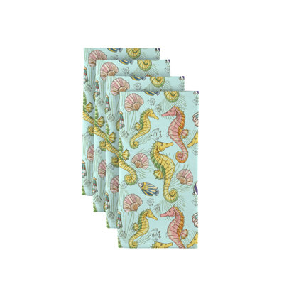 Polyester Nautical Square Napkin