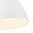 Jafruddin 1-Light White Finish Dimmable Pendant Light