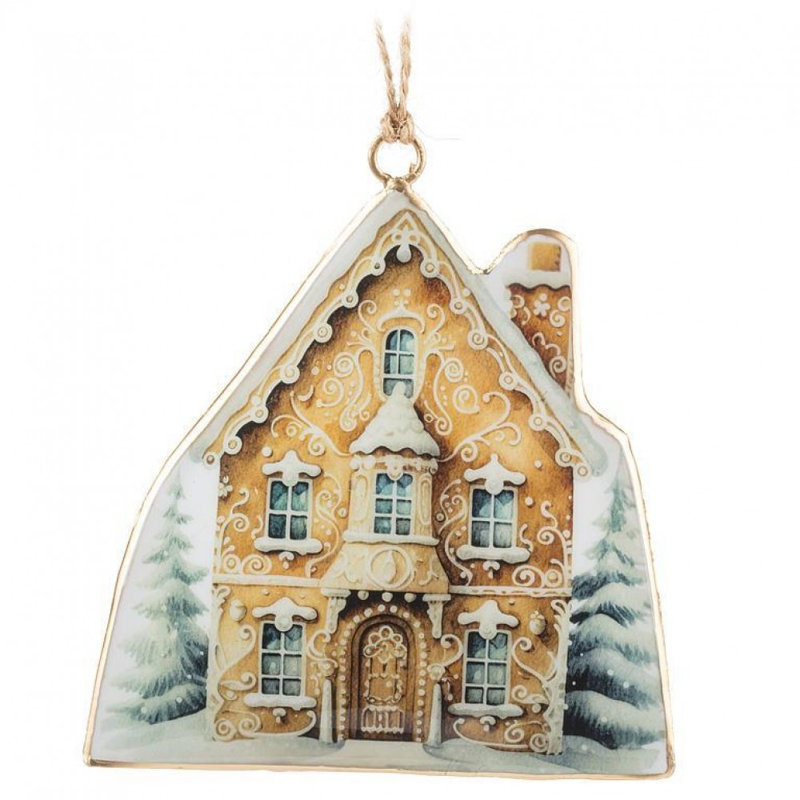 Ornement maison en pain d'épice Fancy