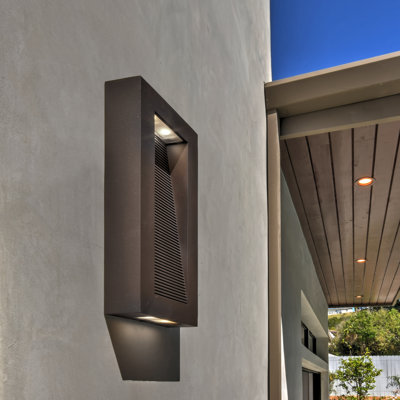 Luminaire de cloison d'extérieur à DEL Vossi
