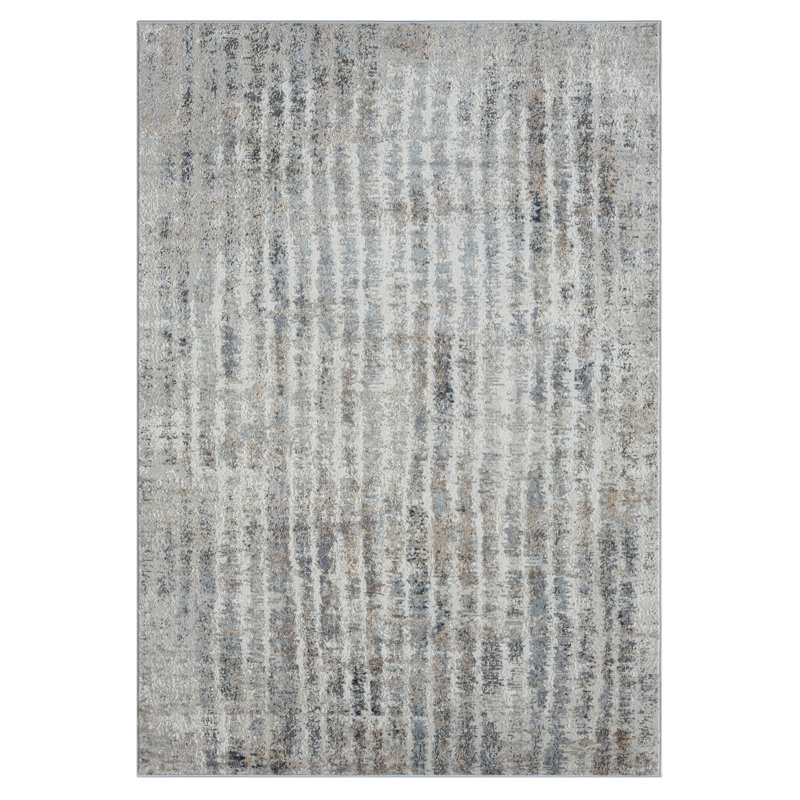 Stella Machine Woven Cream/Brown Indoor Rug, Rectangular 160 x 230cm